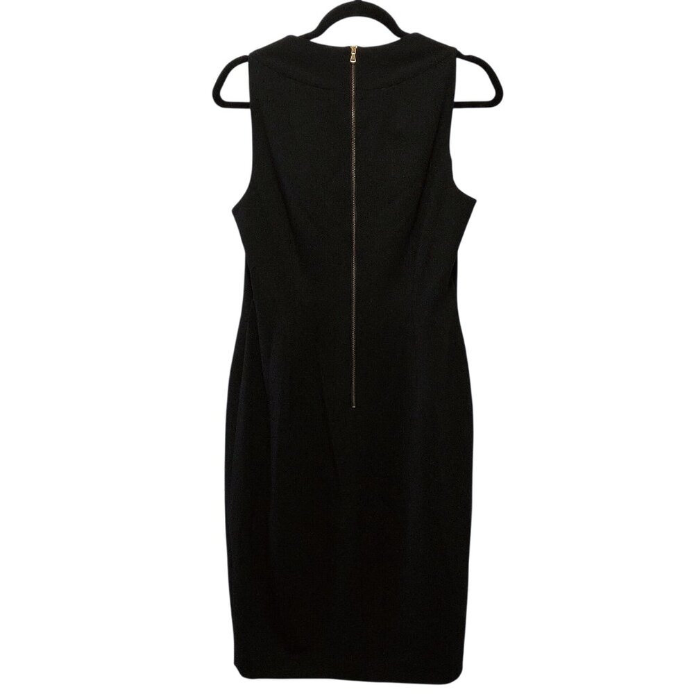 Calvin Klein Solid Black Square Neck Sleeveless S… - image 2